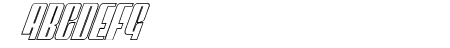 Vindicator Outline Italic