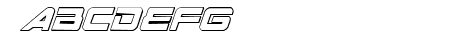 Space Ranger 3D Italic