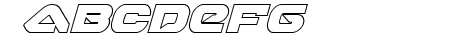 Skyhawk Outline Italic
