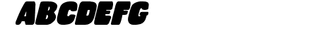 Rubber Boy Bold Italic