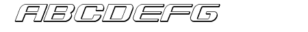 SDF 3D Italic