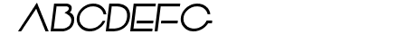 Vonique 92 Italic