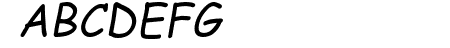 EMcomic-Italic