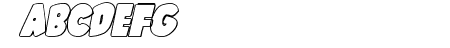 Shablagoo Outline Italic