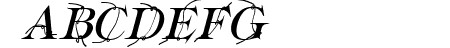 Typography ties Italic