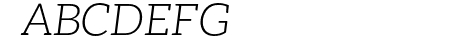 Aleo Light Italic