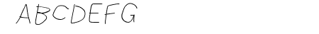 Bookmark Light Italic