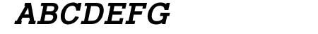 Typo Slab Bold Italic