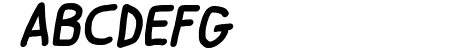 Smoothie SemiBold Italic