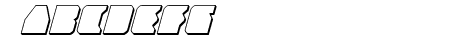 Contour of Duty 3D Italic