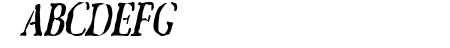 GhostTownCondensed Italic