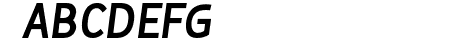 De Luxe Next Bold Italic