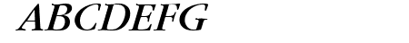 Gourmand  Italic