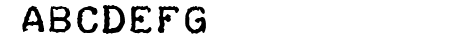 Teleprinter Bold