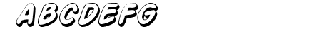 Action Man Shaded Italic
