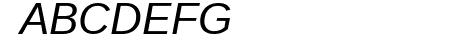 Liberation Sans Italic