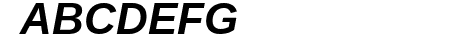 Liberation Sans Bold Ital