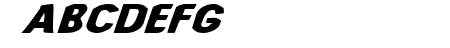 Bronic Expanded Italic