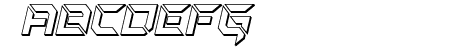 Zero Prime 3D Italic