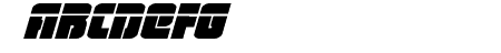 Heavy Falcon Laser Italic