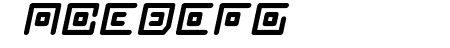 Neon Circuit Bold Italic