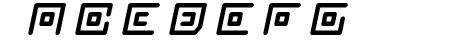 Neon Circuit Title Italic