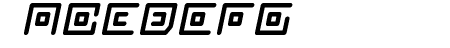 Neon Circuit Italic