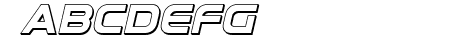 Omega Flight 3D Italic