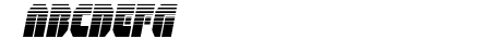 Shogunate Halftone Italic