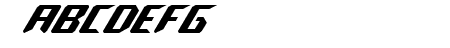 Robo-Clone Italic