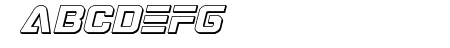 Astro Armada 3D Italic