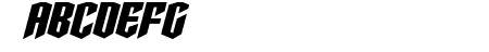 Sleigher Expanded Italic