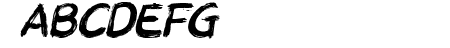 Wild Black Italic