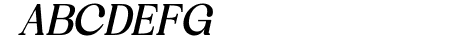 Vintage Glamour Italic