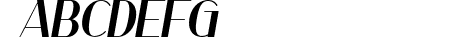 Low Magnetic Demo Italic
