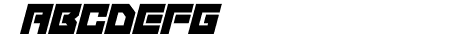 Robot Invaders Italic