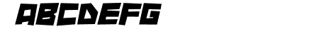 Cutout City Italic