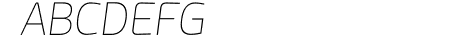 Acephimere Thin Italic