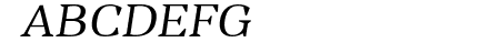 Vanio Trial Italic