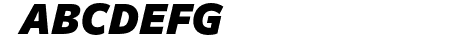 Billie DEMO Black Italic