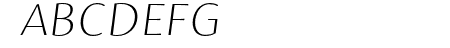 Cromlin DEMO Thin Italic