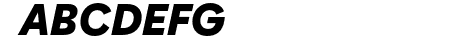 Zabal DEMO Black Italic