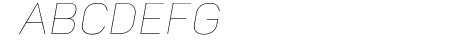 Panton-Trial Thin Italic