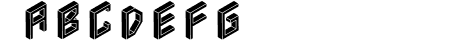 3D Isometric Black