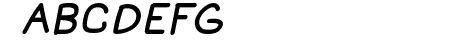 Bad Comic Italic