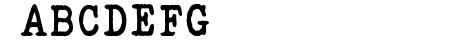 ELEGANT TYPEWRITER Bold
