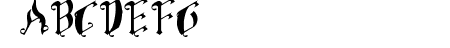 LeaningSimpleGothicFont