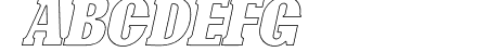 Bonaro Outline Italic Dem