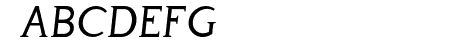Perspicacious Italic Regu