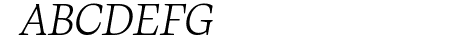 CalvinoTrial Light Italic
